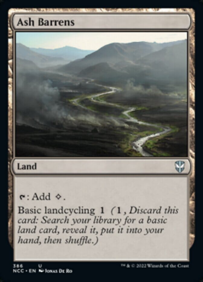 Ash Barrens [Streets of New Capenna Commander] MTG Single Magic: The Gathering  | Multizone: Comics And Games