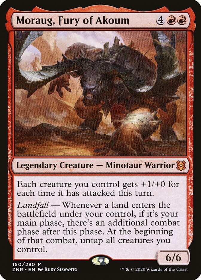 Moraug, Fury of Akoum [Zendikar Rising] MTG Single Magic: The Gathering  | Multizone: Comics And Games