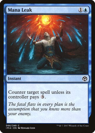 Mana Leak [Iconic Masters] MTG Single Magic: The Gathering  | Multizone: Comics And Games