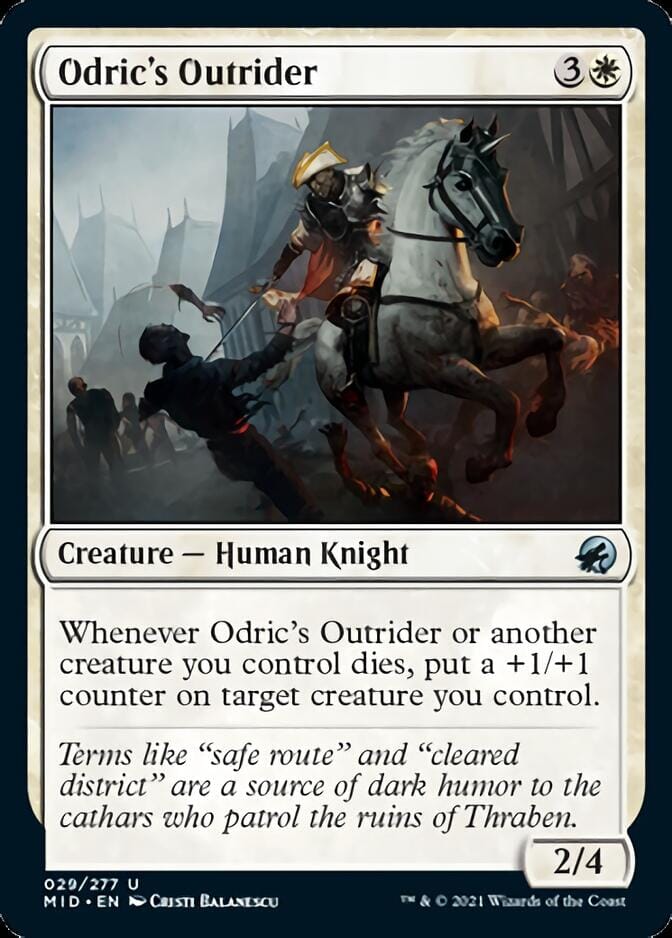 Odric's Outrider [Innistrad: Midnight Hunt] MTG Single Magic: The Gathering  | Multizone: Comics And Games