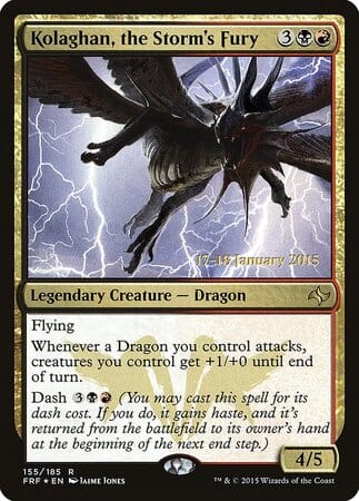 Kolaghan, the Storm's Fury [Fate Reforged Promos] MTG Single Magic: The Gathering  | Multizone: Comics And Games