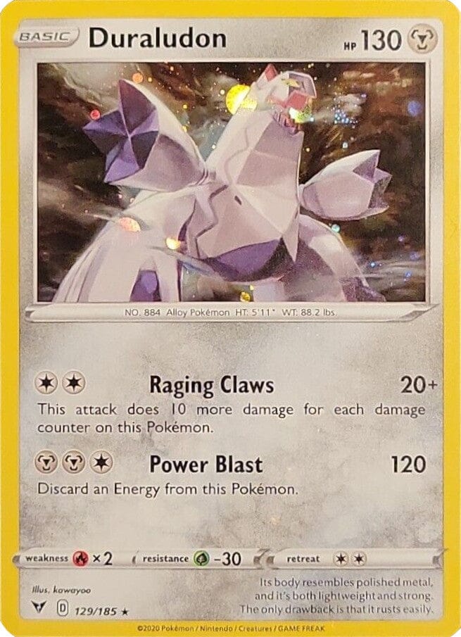 Duraludon (129/185) (Cosmos Holo) [Sword & Shield: Vivid Voltage] Pokemon Single Pokémon  | Multizone: Comics And Games
