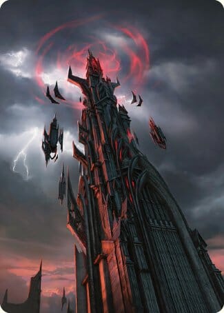 Barad-dur Art Card [The Lord of the Rings: Tales of Middle-earth Art Series] MTG Single Magic: The Gathering  | Multizone: Comics And Games