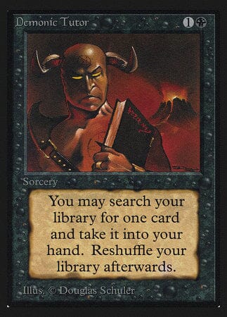 Demonic Tutor (CE) [Collectors’ Edition] MTG Single Magic: The Gathering  | Multizone: Comics And Games
