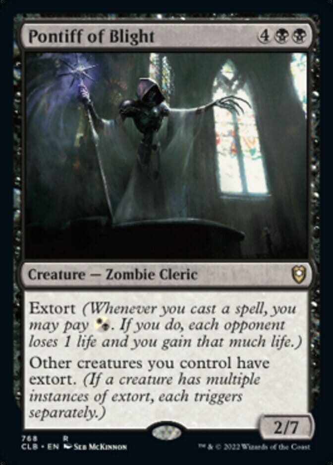 Pontiff of Blight [Commander Legends: Battle for Baldur's Gate] MTG Single Magic: The Gathering  | Multizone: Comics And Games