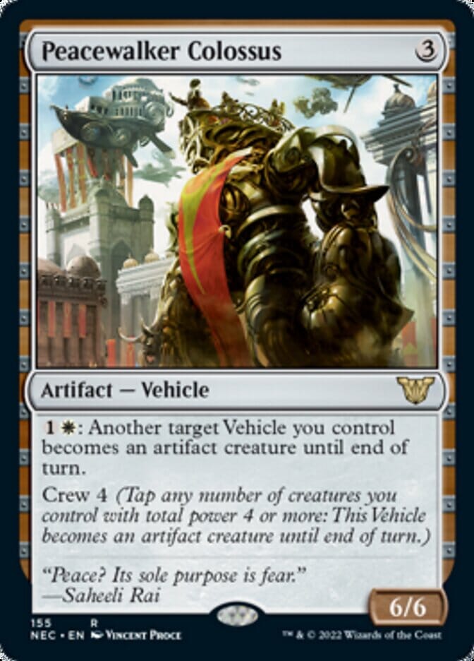 Peacewalker Colossus [Kamigawa: Neon Dynasty Commander] MTG Single Magic: The Gathering  | Multizone: Comics And Games