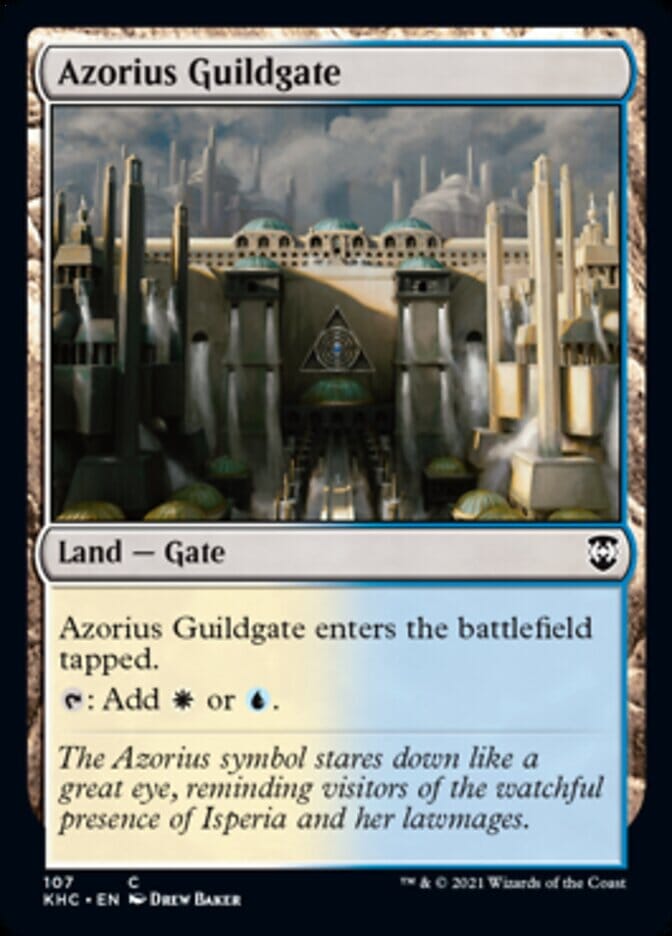 Azorius Guildgate [Kaldheim Commander] MTG Single Magic: The Gathering  | Multizone: Comics And Games