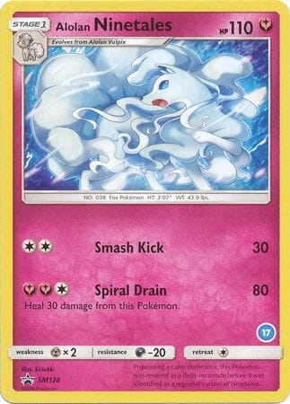 Alolan Ninetales (SM128) (Deck Exclusive #17) [Sun & Moon: Trainer Kit - Alolan Ninetales] Pokemon Single Pokémon  | Multizone: Comics And Games