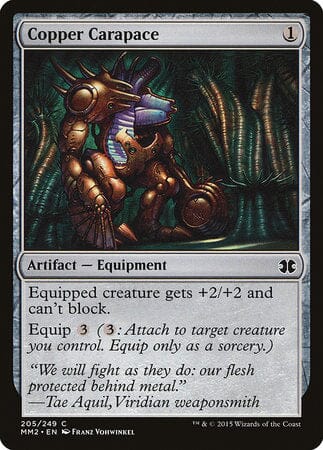 Copper Carapace [Modern Masters 2015] MTG Single Magic: The Gathering  | Multizone: Comics And Games