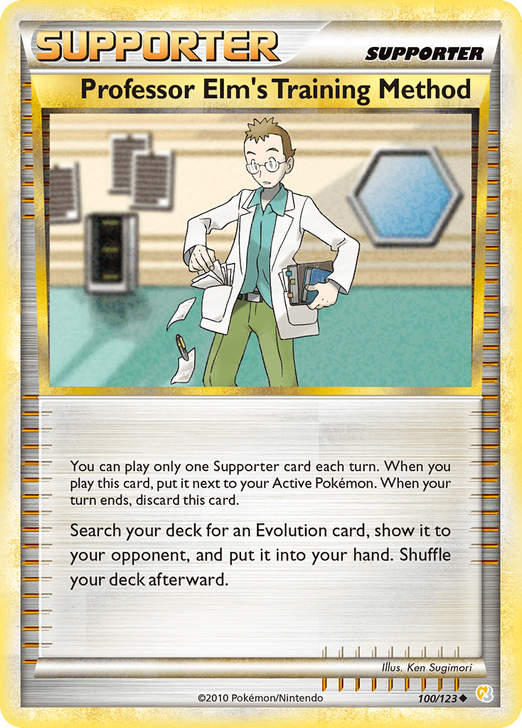 Professor Elm's Training Method (100/123) [HeartGold & SoulSilver: Base Set] Pokemon Single Pokémon  | Multizone: Comics And Games