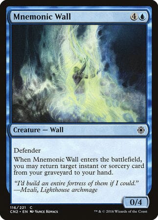 Mnemonic Wall [Conspiracy: Take the Crown] MTG Single Magic: The Gathering  | Multizone: Comics And Games