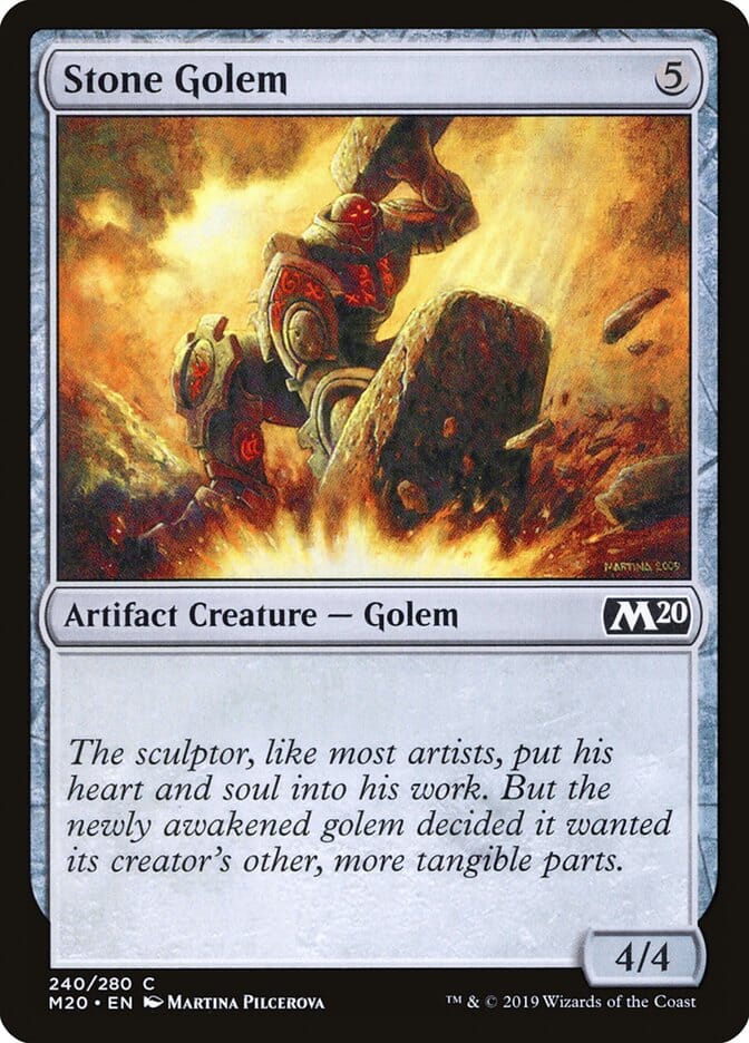 Stone Golem [Core Set 2020] MTG Single Magic: The Gathering  | Multizone: Comics And Games