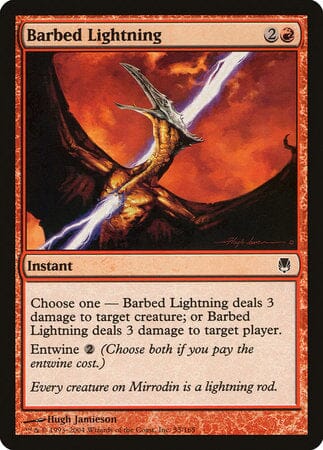 Barbed Lightning [Darksteel] MTG Single Magic: The Gathering  | Multizone: Comics And Games