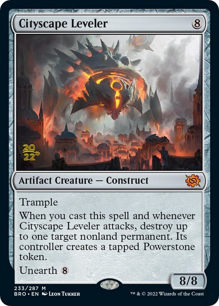 Cityscape Leveler [The Brothers' War: Prerelease Promos] MTG Single Magic: The Gathering  | Multizone: Comics And Games