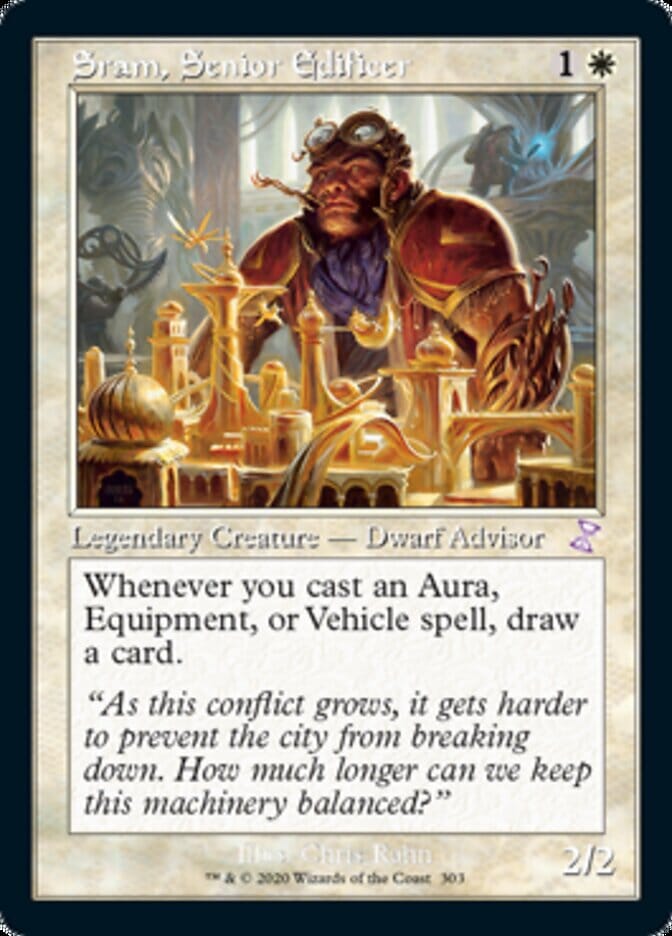 Sram, Senior Edificer (Timeshifted) [Time Spiral Remastered] MTG Single Magic: The Gathering  | Multizone: Comics And Games