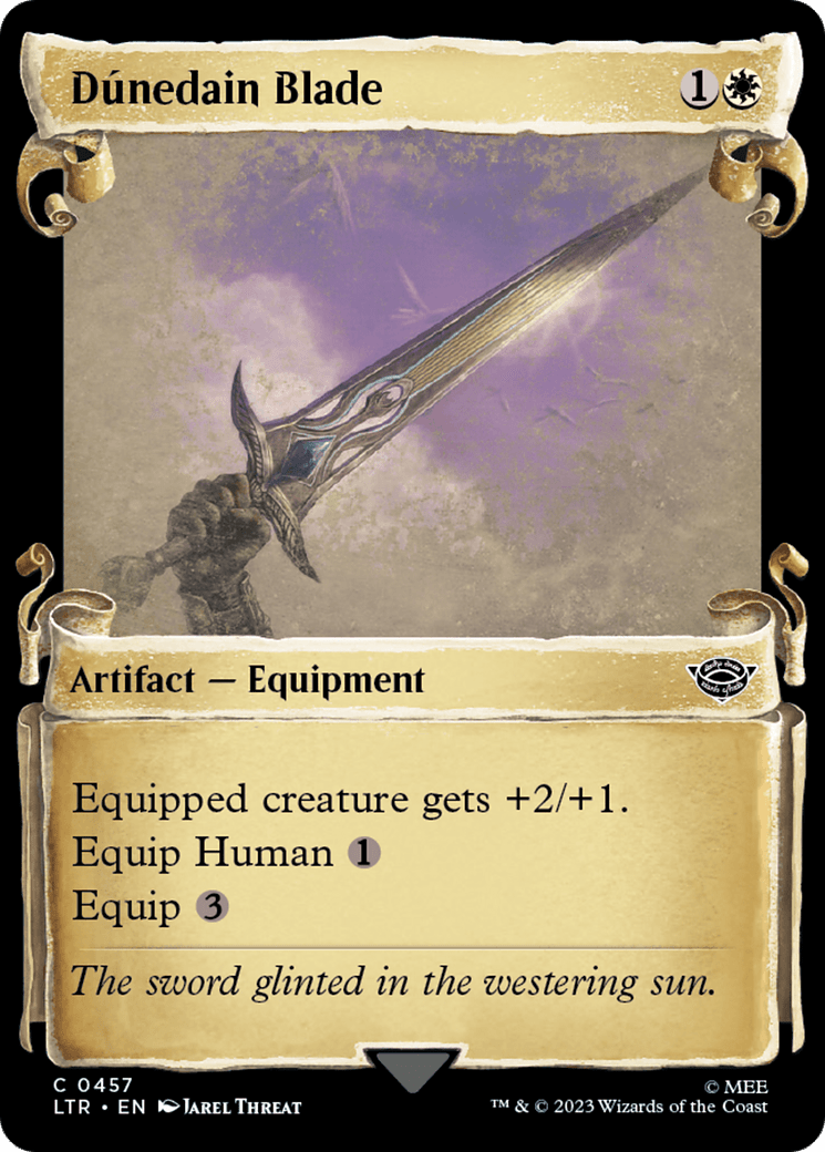 Dunedain Blade [The Lord of the Rings: Tales of Middle-Earth Showcase Scrolls] MTG Single Magic: The Gathering  | Multizone: Comics And Games