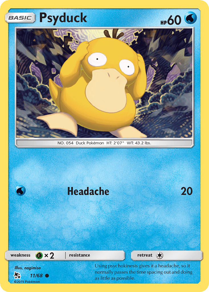 Psyduck (11/68) [Sun & Moon: Hidden Fates] Pokemon Single Pokémon  | Multizone: Comics And Games