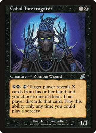 Cabal Interrogator [Scourge] MTG Single Magic: The Gathering  | Multizone: Comics And Games