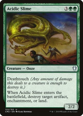 Acidic Slime [Commander Anthology Volume II] MTG Single Magic: The Gathering  | Multizone: Comics And Games