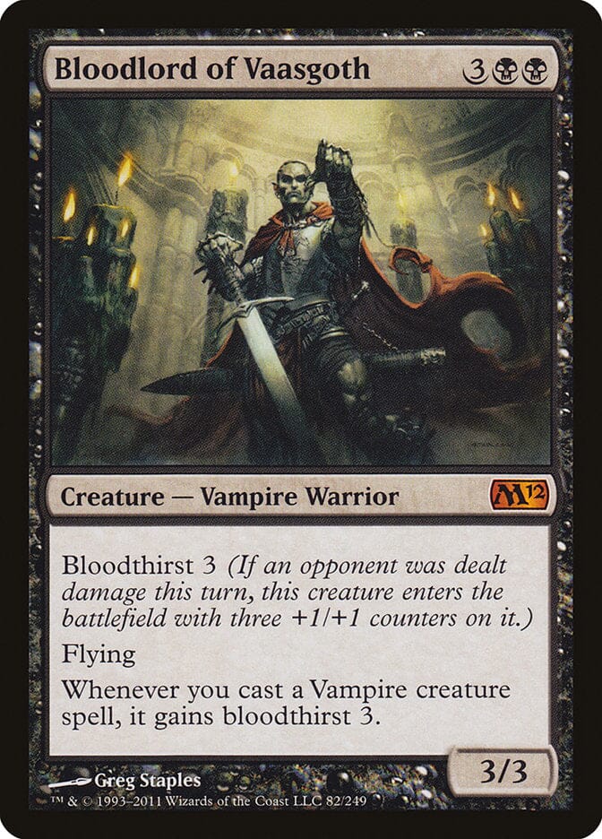 Bloodlord of Vaasgoth [Magic 2012] MTG Single Magic: The Gathering  | Multizone: Comics And Games