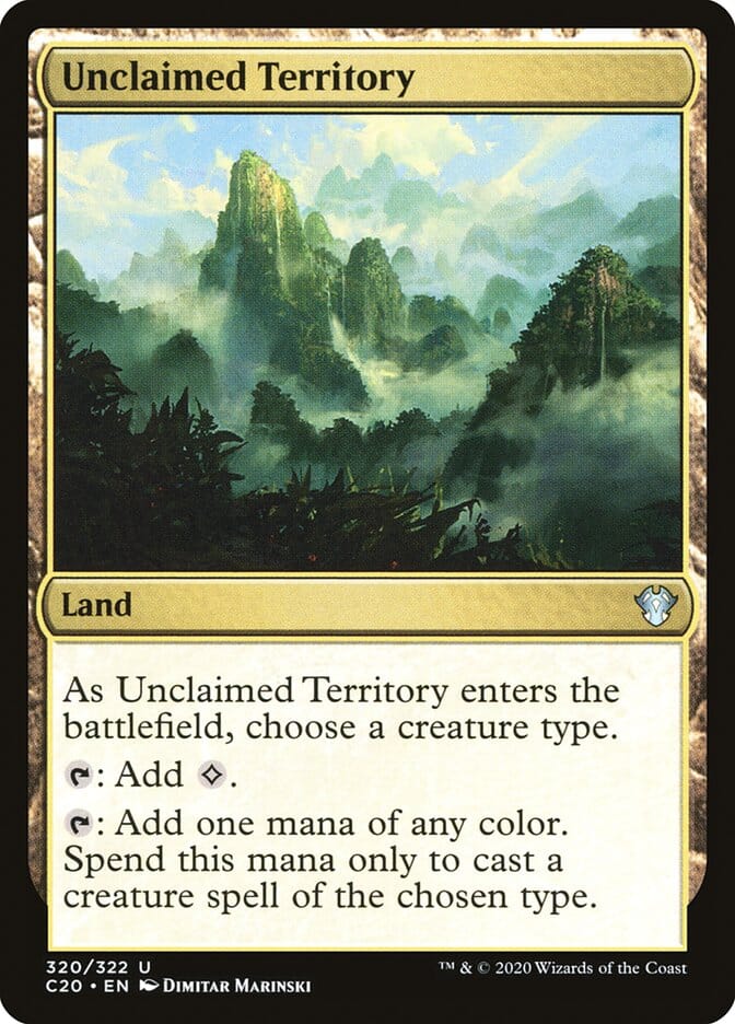 Unclaimed Territory [Commander 2020] MTG Single Magic: The Gathering  | Multizone: Comics And Games