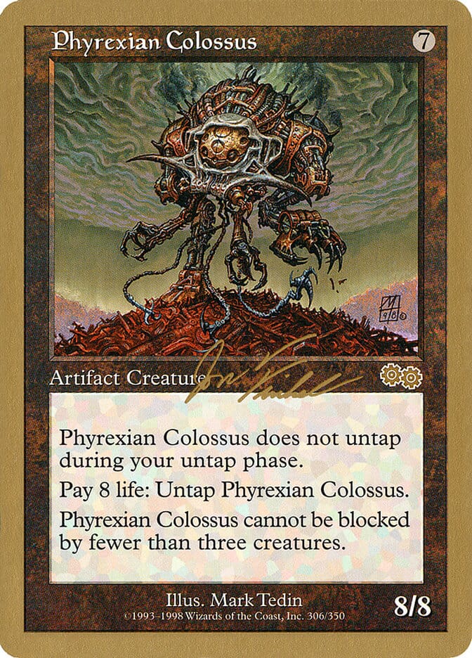 Phyrexian Colossus (Jon Finkel) [World Championship Decks 2000] MTG Single Magic: The Gathering  | Multizone: Comics And Games