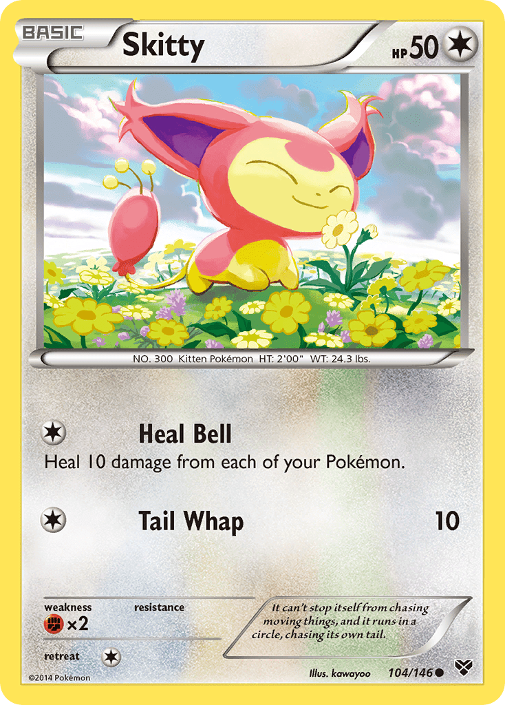 Skitty (104/146) [XY: Base Set] Pokemon Single Pokémon  | Multizone: Comics And Games