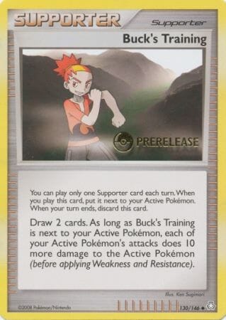 Bucks Training (130/146) (Prerelease Promo) [Diamond & Pearl: Legends Awakened] Pokemon Single Pokémon  | Multizone: Comics And Games