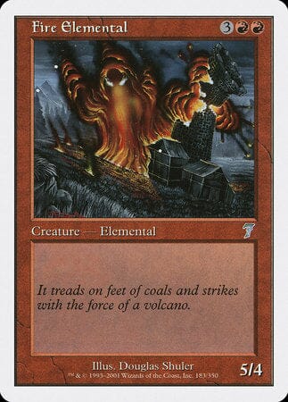 Fire Elemental [Seventh Edition] MTG Single Magic: The Gathering  | Multizone: Comics And Games