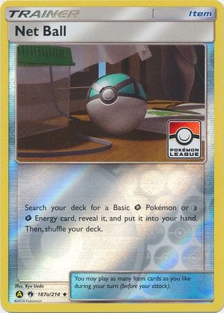 Net Ball (187a/214) (League Promo) [Sun & Moon: Lost Thunder] Pokemon Single Pokémon  | Multizone: Comics And Games