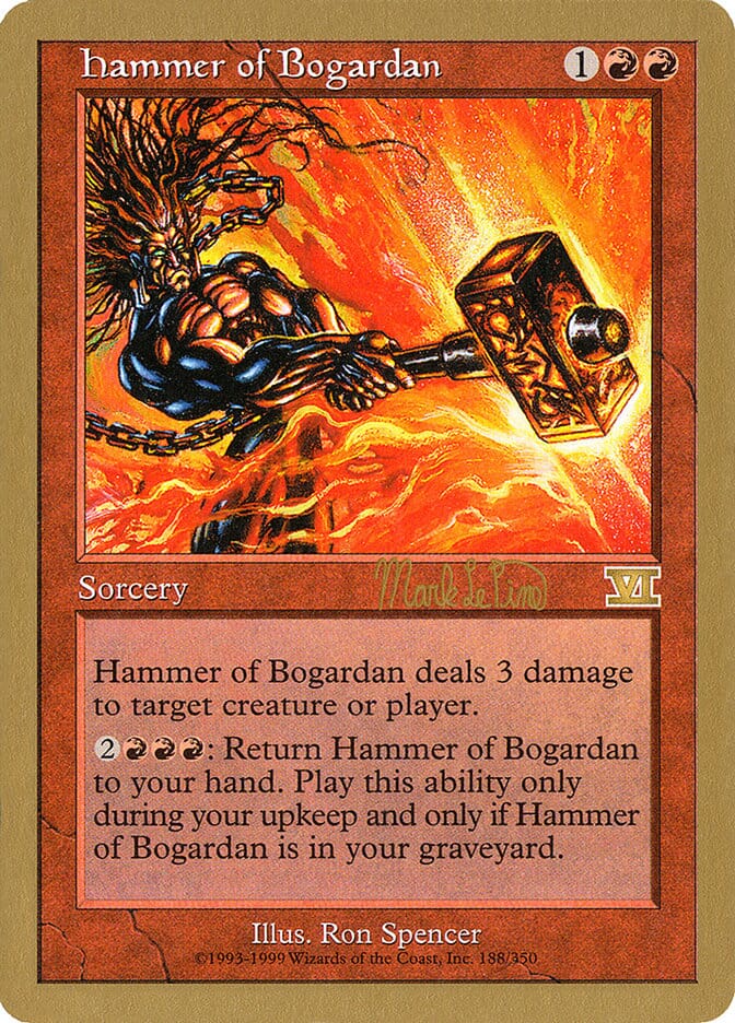 Hammer of Bogardan (Mark Le Pine) [World Championship Decks 1999] MTG Single Magic: The Gathering  | Multizone: Comics And Games