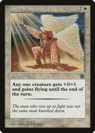 Angelic Blessing [Portal Second Age] MTG Single Magic: The Gathering  | Multizone: Comics And Games