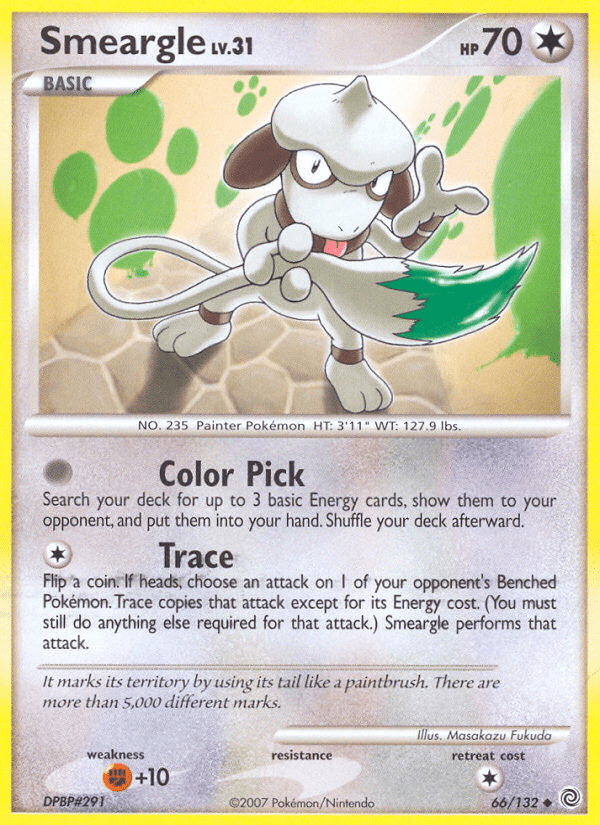 Smeargle (66/132) [Diamond & Pearl: Secret Wonders] Pokemon Single Pokémon  | Multizone: Comics And Games