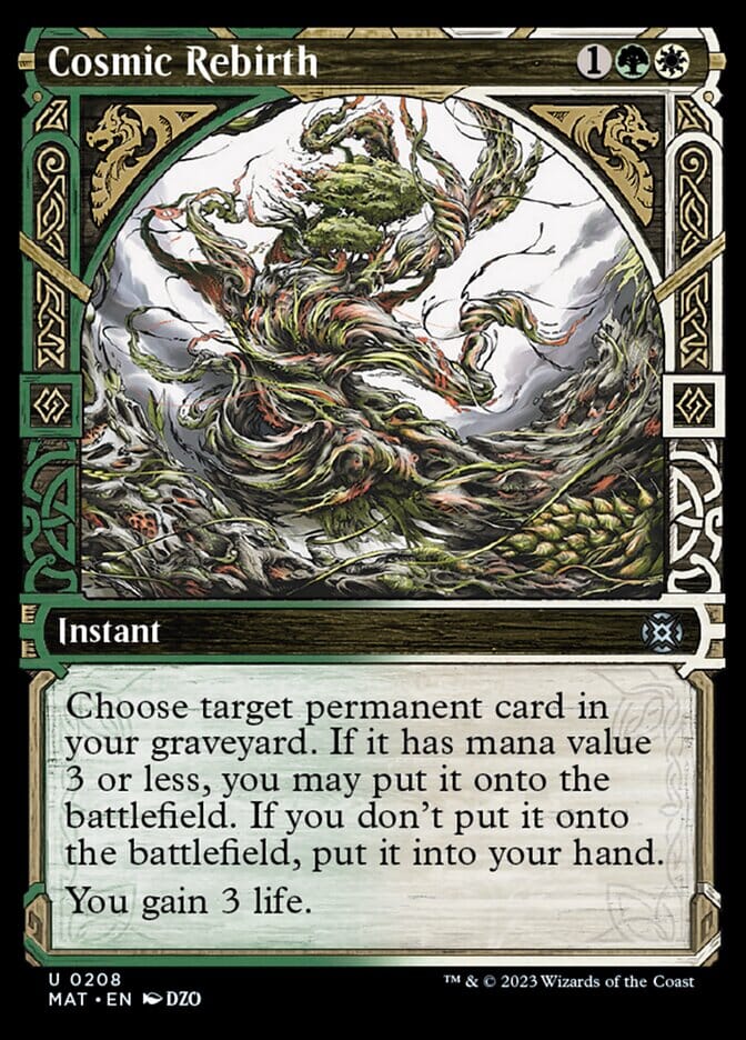 Cosmic Rebirth (Showcase Halo Foil) [March of the Machine: The Aftermath] MTG Single Magic: The Gathering  | Multizone: Comics And Games