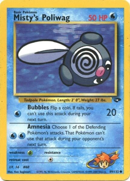 Misty's Poliwag (89/132) [Gym Challenge Unlimited] Pokemon Single Pokémon  | Multizone: Comics And Games