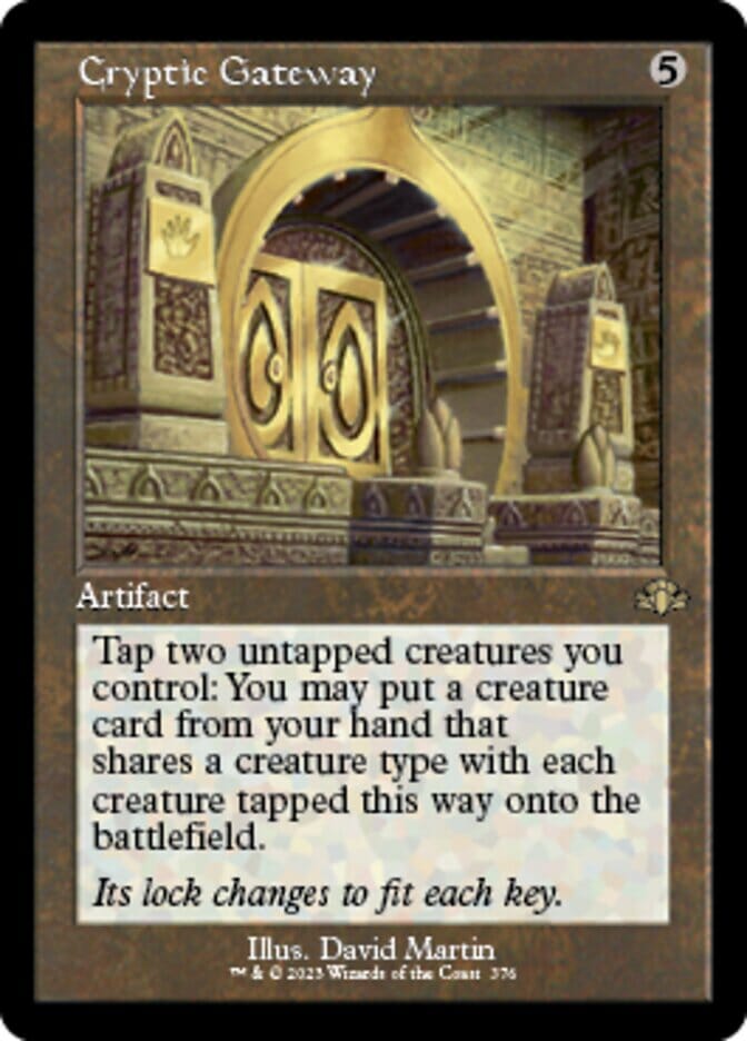 Cryptic Gateway (Retro) [Dominaria Remastered] MTG Single Magic: The Gathering  | Multizone: Comics And Games