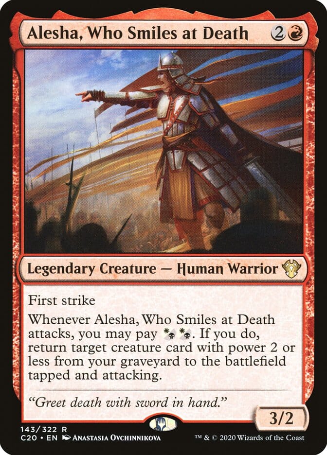 Alesha, Who Smiles at Death [Commander 2020] MTG Single Magic: The Gathering  | Multizone: Comics And Games