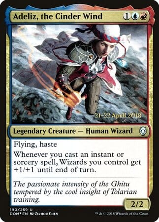 Adeliz, the Cinder Wind [Dominaria Promos] MTG Single Magic: The Gathering  | Multizone: Comics And Games