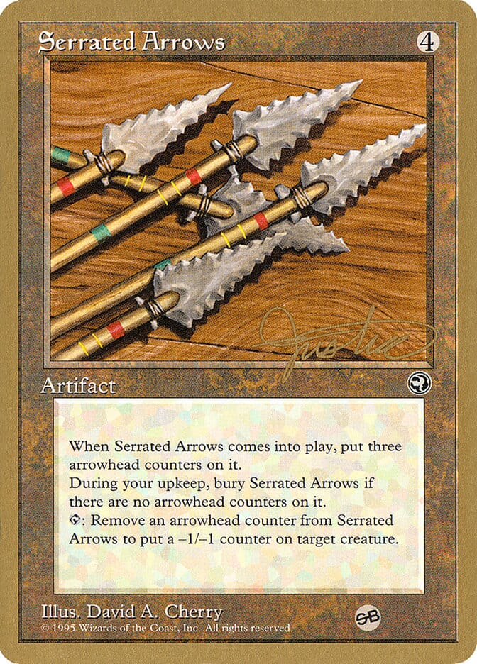 Serrated Arrows (Mark Justice) (SB) [Pro Tour Collector Set] MTG Single Magic: The Gathering  | Multizone: Comics And Games
