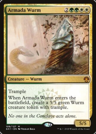 Armada Wurm [GRN Guild Kit] MTG Single Magic: The Gathering  | Multizone: Comics And Games