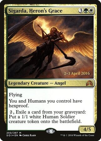 Sigarda, Heron's Grace [Shadows over Innistrad Promos] MTG Single Magic: The Gathering  | Multizone: Comics And Games