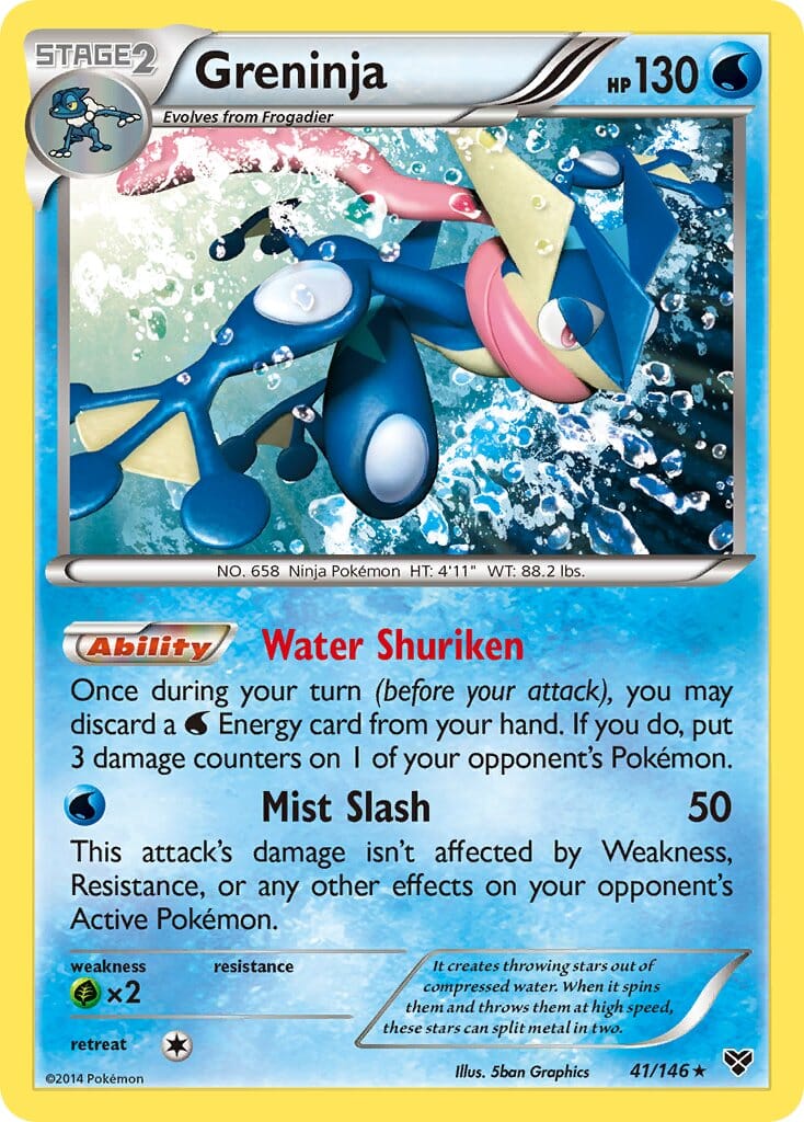 Greninja (41/146) (Cosmos Holo) (Blister Exclusive) [XY: Base Set] Pokemon Single Pokémon  | Multizone: Comics And Games