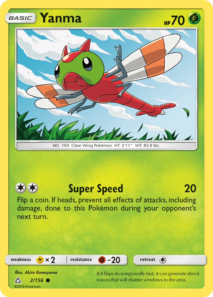 Yanma (2/156) [Sun & Moon: Ultra Prism] Pokemon Single Pokémon  | Multizone: Comics And Games
