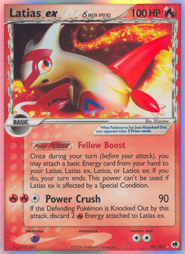 Latias ex (95/101) (Delta Species) [EX: Dragon Frontiers] Pokemon Single Pokémon  | Multizone: Comics And Games