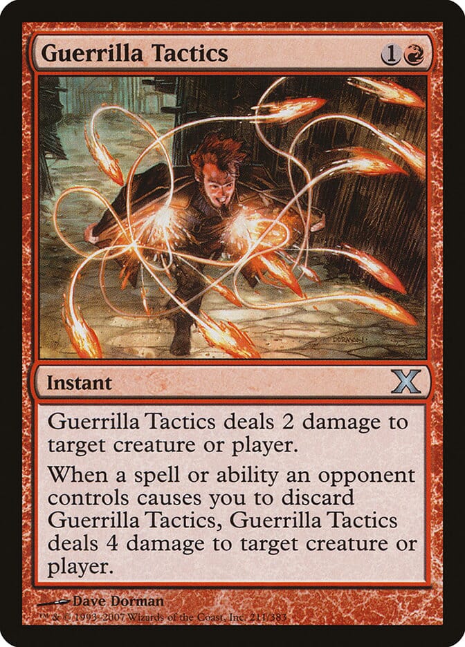 Guerrilla Tactics [Tenth Edition] MTG Single Magic: The Gathering  | Multizone: Comics And Games