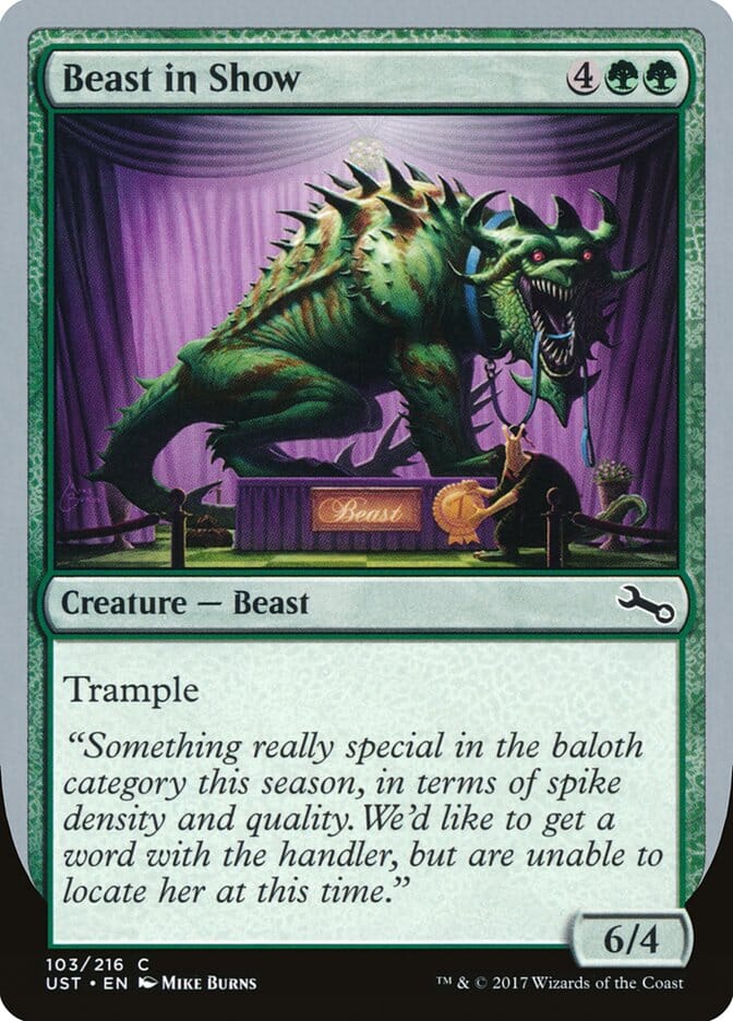 Beast in Show ("Something really special...") [Unstable] MTG Single Magic: The Gathering  | Multizone: Comics And Games