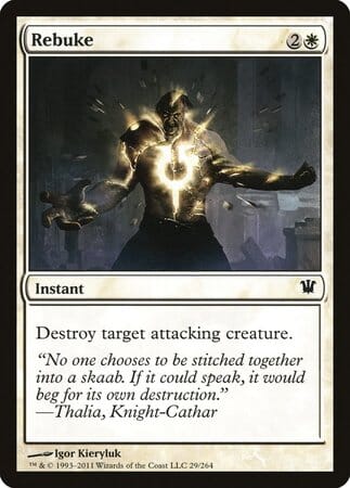 Rebuke [Innistrad] MTG Single Magic: The Gathering  | Multizone: Comics And Games