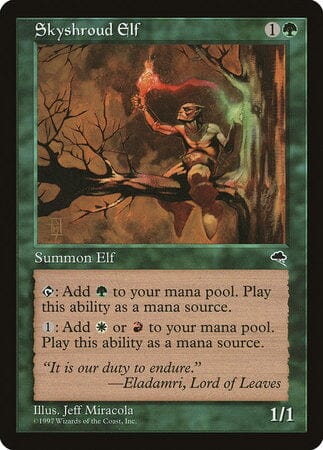 Skyshroud Elf [Tempest] MTG Single Magic: The Gathering  | Multizone: Comics And Games