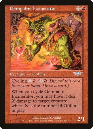 Gempalm Incinerator [Legions] MTG Single Magic: The Gathering  | Multizone: Comics And Games