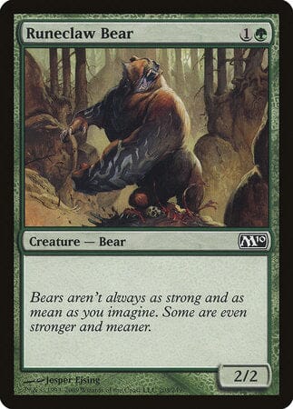 Runeclaw Bear [Magic 2010] MTG Single Magic: The Gathering  | Multizone: Comics And Games
